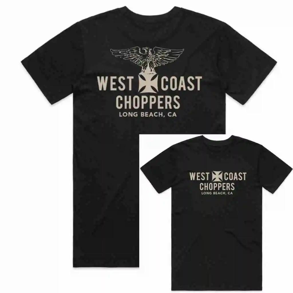 Nuova T-shirt Grafica West Coast Choppers 2026 100% Cotone Girocollo Casual Vestibilità Regolare T-shirt Unisex Top Estivo