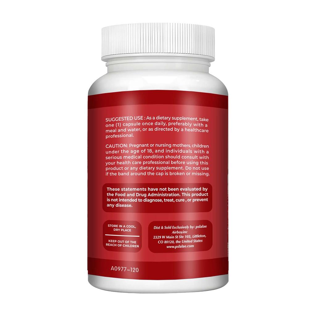 Pslalae Integratore alimentare, contenente 20:1 estratto di melograno altamente concentrato, nutrimento antiossidante naturale
