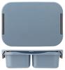 Skater Lunch Separate 1 Dishwasher Microwave Made in Ash Blue Box, Antibacterial, Type, Tier, 900ml, Safe, Safe, Japan, (PTLBS9AG-A)