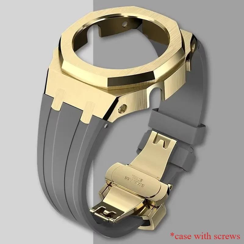 Gen4 Metal Case Bezel Frame GA2100 GAB2100 Casioak Mod Kit Modification Frame For GA2110 Metal Rubber Strap Accessory Wholesale