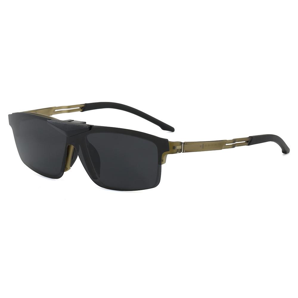 TR90 2-in-1 Sunglasses Can Be Paired With Myopia Polarized UV Resistant Flip Sports Cycling Glasses
