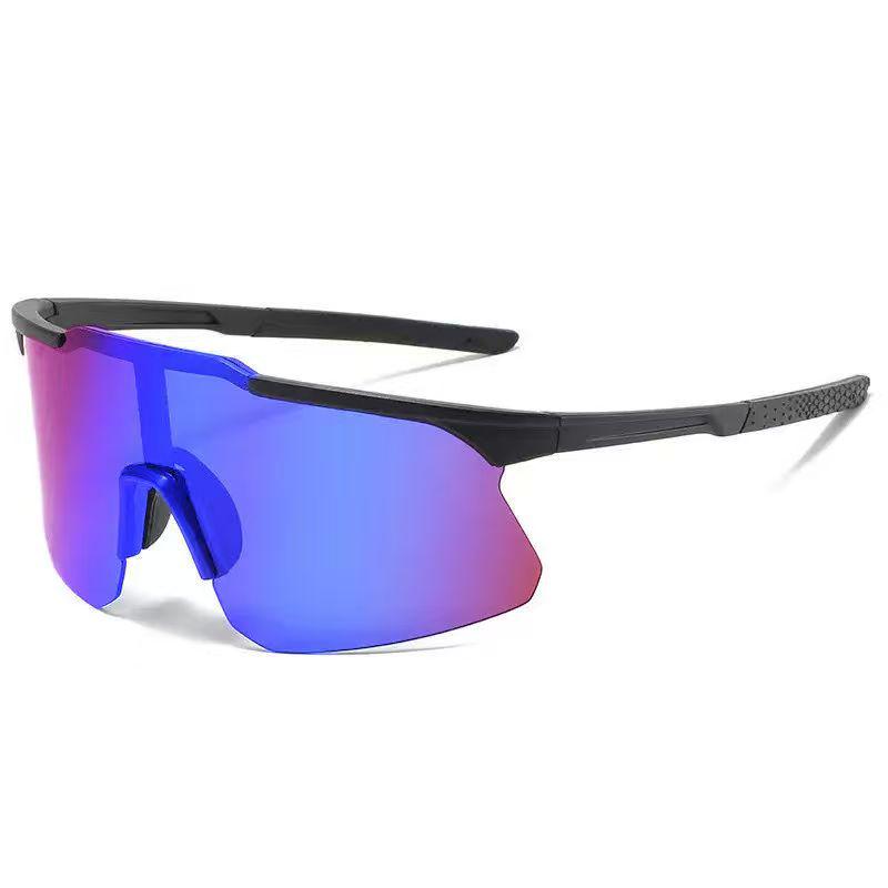 Unisex Fashion Outdoor Cycling Glasses with Large Integrated Lens