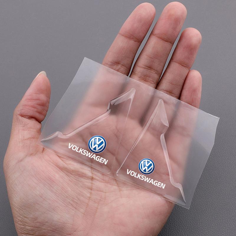 HAT1 4Pcs Car Door Silicone Buffer Stickers Anticollision Anti Scratch For VW Atlas Jetta Touareg Variant Golf Polo GTI Taos Nivus