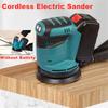 3 Gears Electric Cordless 125MM Orbital Sander Machine Fit For Makita 18V Battery