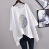 Women's Casual Loose Mid-Length Short-Sleeve T-Shirt