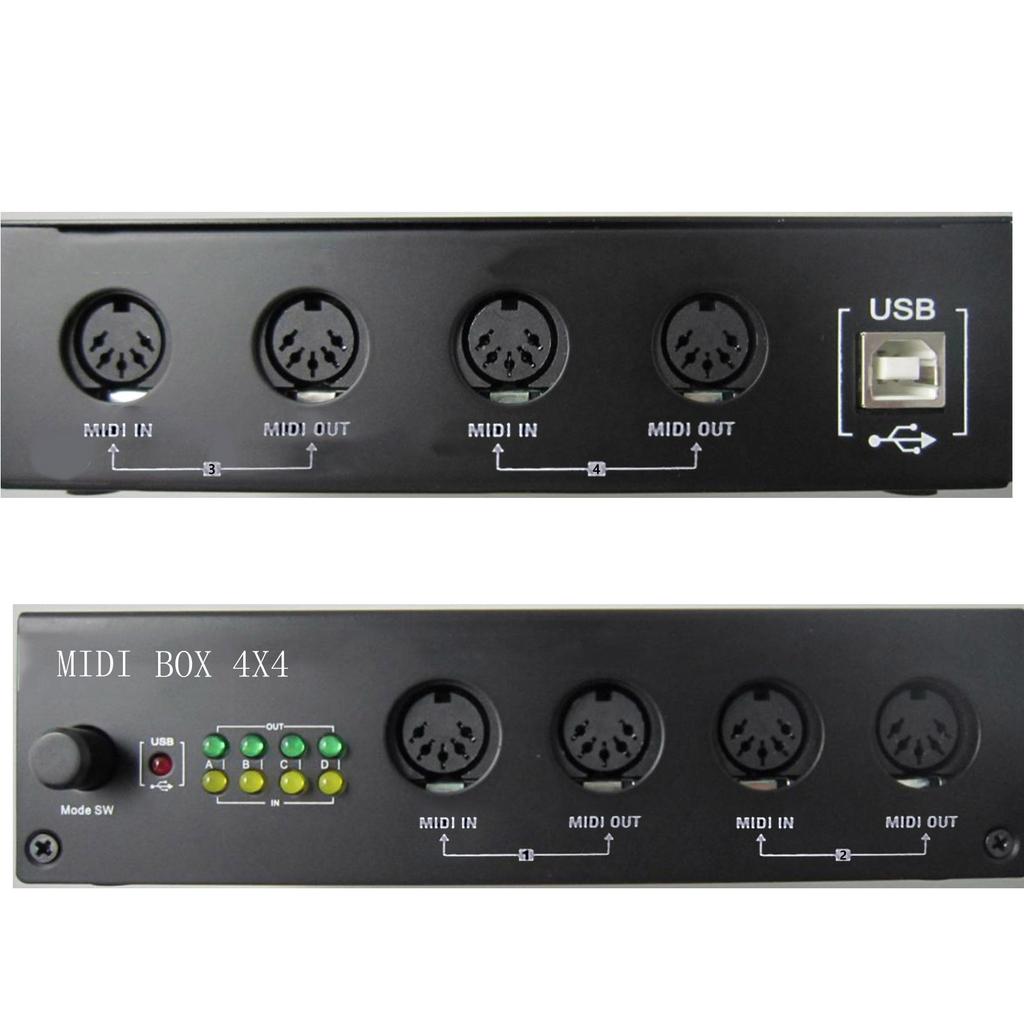 Low Latency USB Interfaces 4 In 4 Out Hubs Plugs And Play Reduces Delay In Professional Sound Production Environment