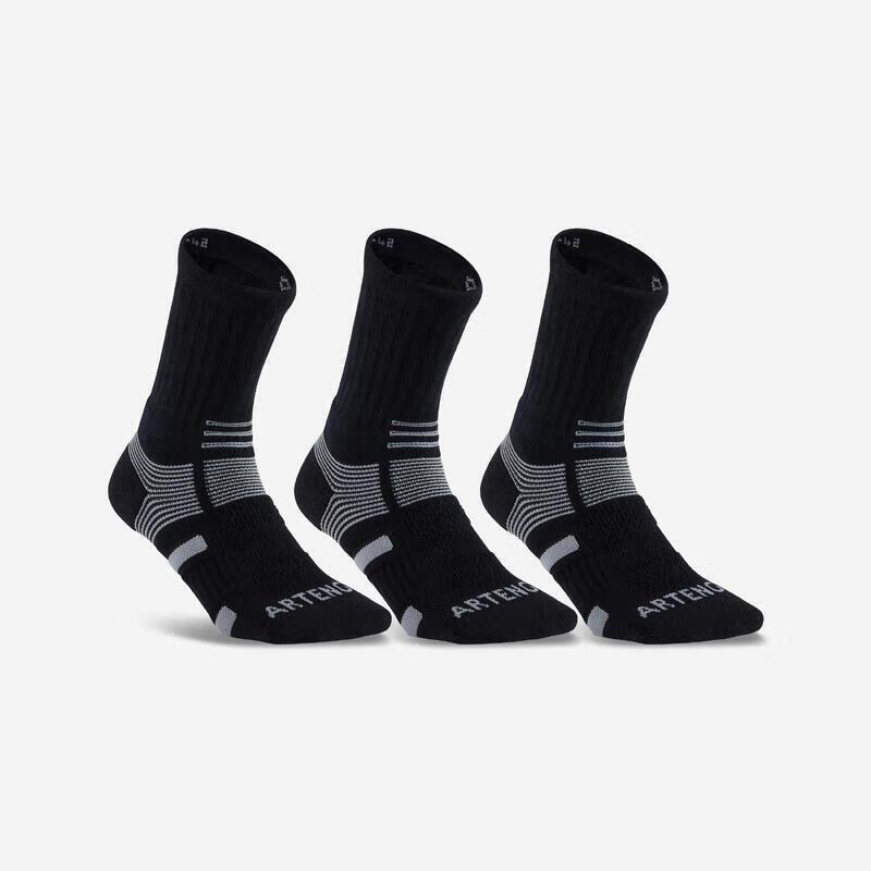 Decathlon Adult RS560 Badminton & Tennis Socks (3-Pair Pack)