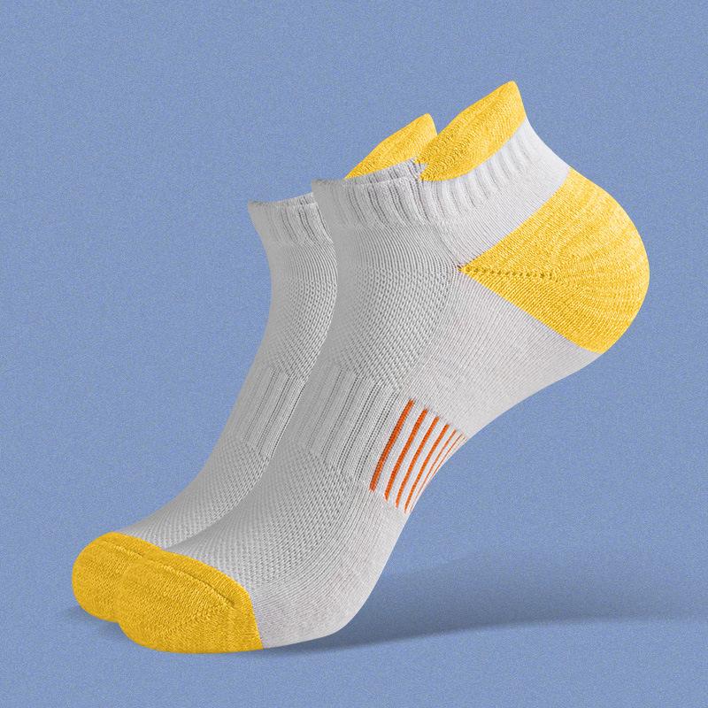 

Women s Breathable Running Socks - Combed Cotton, Cushioned & Sweat-Absorbent, Ankle Length, Ideal for Badminton. One Size