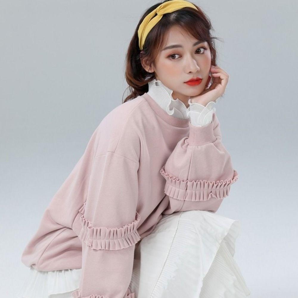 Detachable Women Fake Collar Double-layer Blouse Collar False Lapel Stand-up Collar  Women Blouse