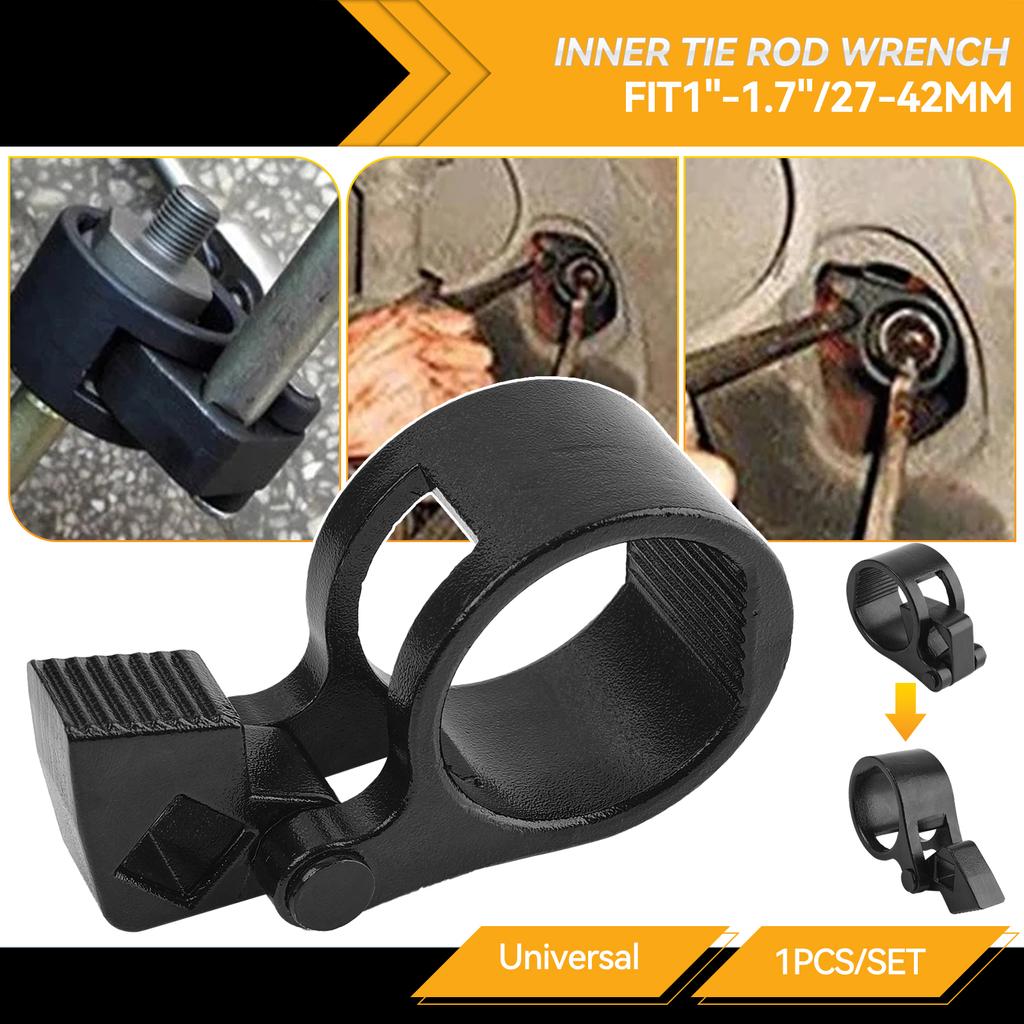 Cheie universală pentru bară de legătură interioară a mașinii Instrument de demontare a șurubului cu bilă direcțională pentru accesoriu de dezasamblare cu împingere cu cap bilă de 27-42 mm