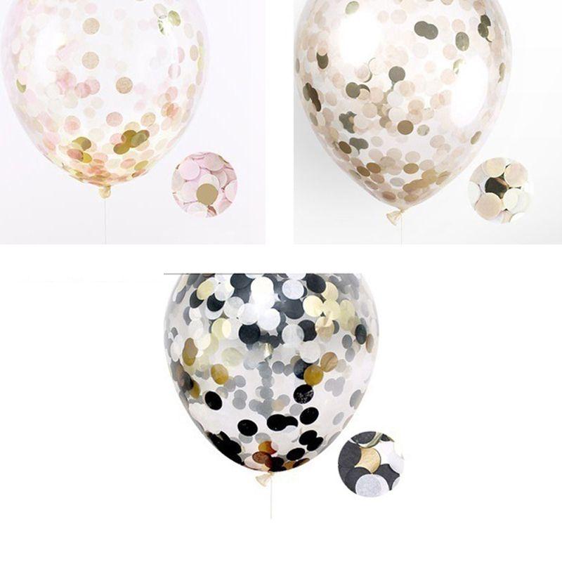 12" Balloon Confetti Latex Helium For Birthday Wedding Dance Decor Party