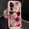 Oil Painting Rose Flowers Pattern Case For Samsung Galaxy S26 Ultra S25 Edge S24 Plus S23 S22 S21 FE A15 A35 A55 A16 A26 A36 A56 A17 A37 A57 5G Cover