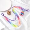 Monster Fashion Waist Chain With Colorful Resin Pendant For Men And Women