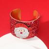 Kriss Kringle Merry Christmas Bangle Christmas Bell Sequin Elk Xmas Bracelet  Girl