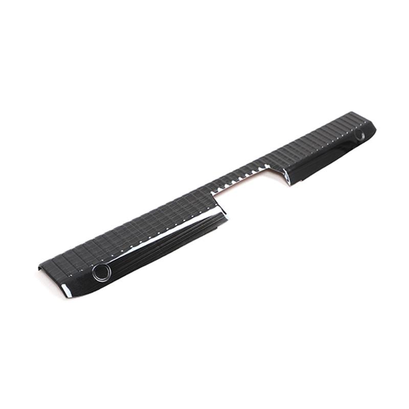 Black Stainless Steel Inner Rear Bumper Guard Plate Cover Trim Fit For 12-20 Toyota 86/Subaru BRZ Auto