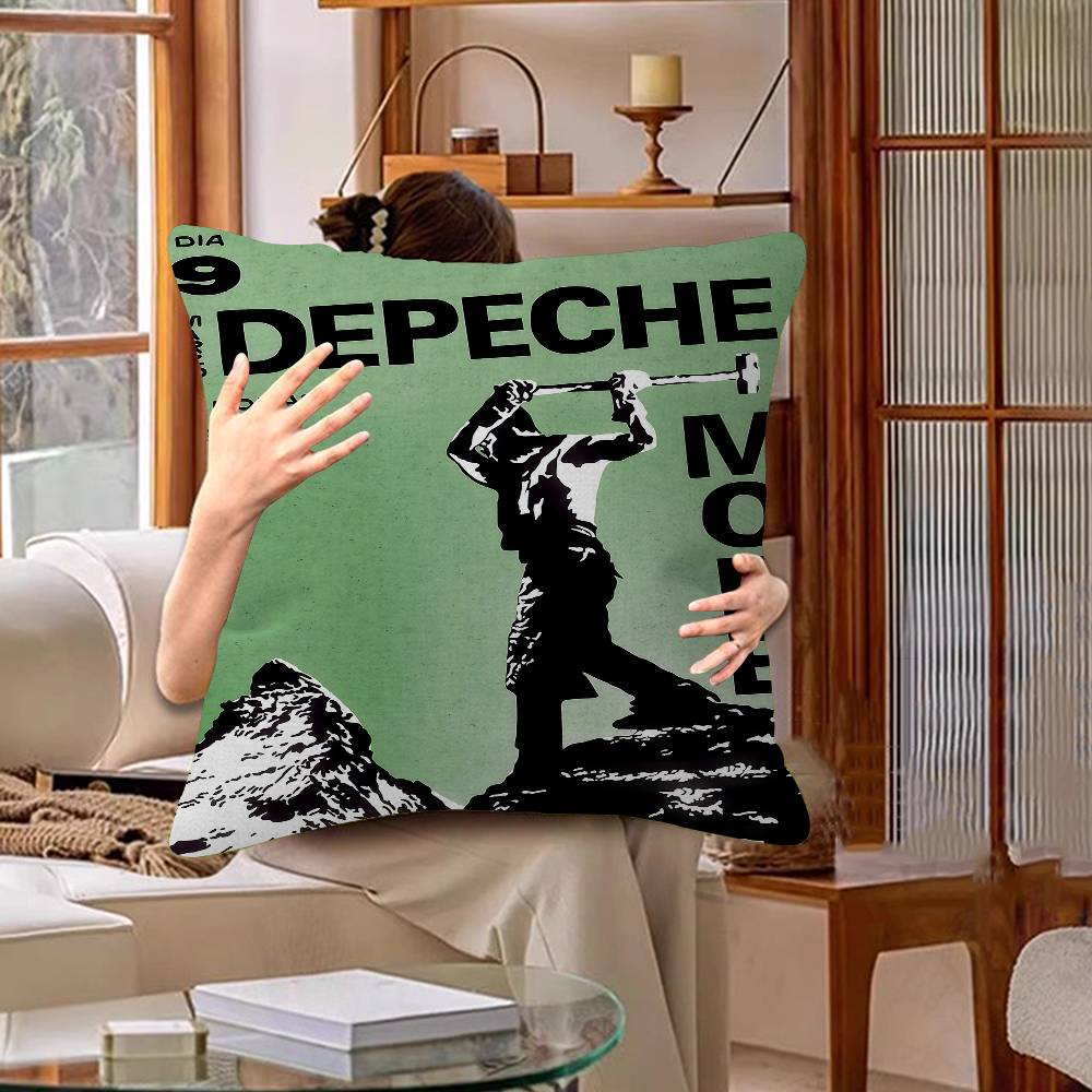 Band D-Depeche M-Mode Cool Pillow Cushion Cover Pillowcase Living Room Sofa Home Decor