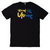 T-Shirt Stand With Ukraine Flagge Peace Frieden SpruchWird in neuem Fenster oder Tab geöffnet