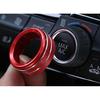 Fit For BMW F20 F21 F22 F23 Red Aluminum Middle Console Ac Knob Cover Trim 3PCS