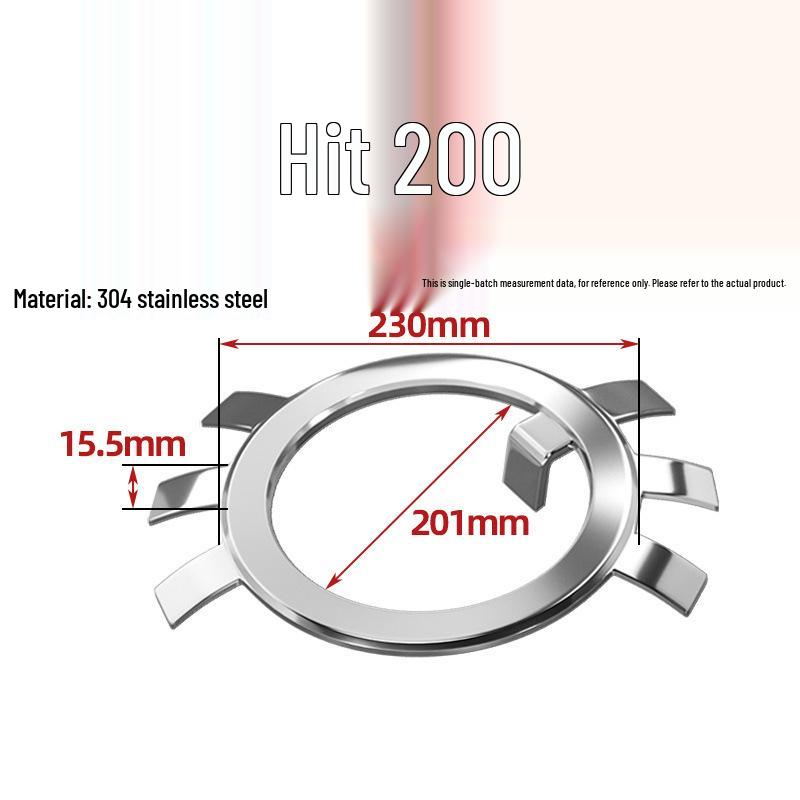 65MN Manganese 304 Stainless Steel Six-Claw Anti-Loosening Lock Nut Washer