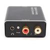 Black Aluminum Digital-to-Analog Audio Converter: Coaxial, 3.5mm, Optical Fiber To SPDIF, Lotus