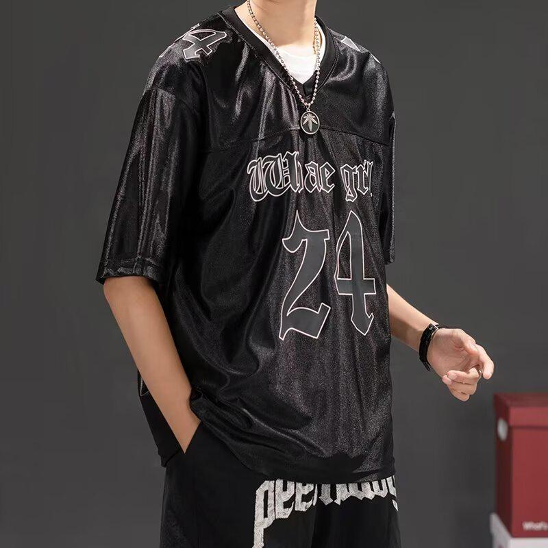 Men's Korean Style Trendy Loose-Fit Summer T-Shirt