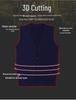 100% Pure Wool Men's Winter 2025 Cardigan Vest - Sleeveless, Middle-aged Style Sweater
