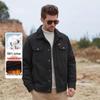 Men's Fleece-Lined Casual Workwear Cotton Jacket