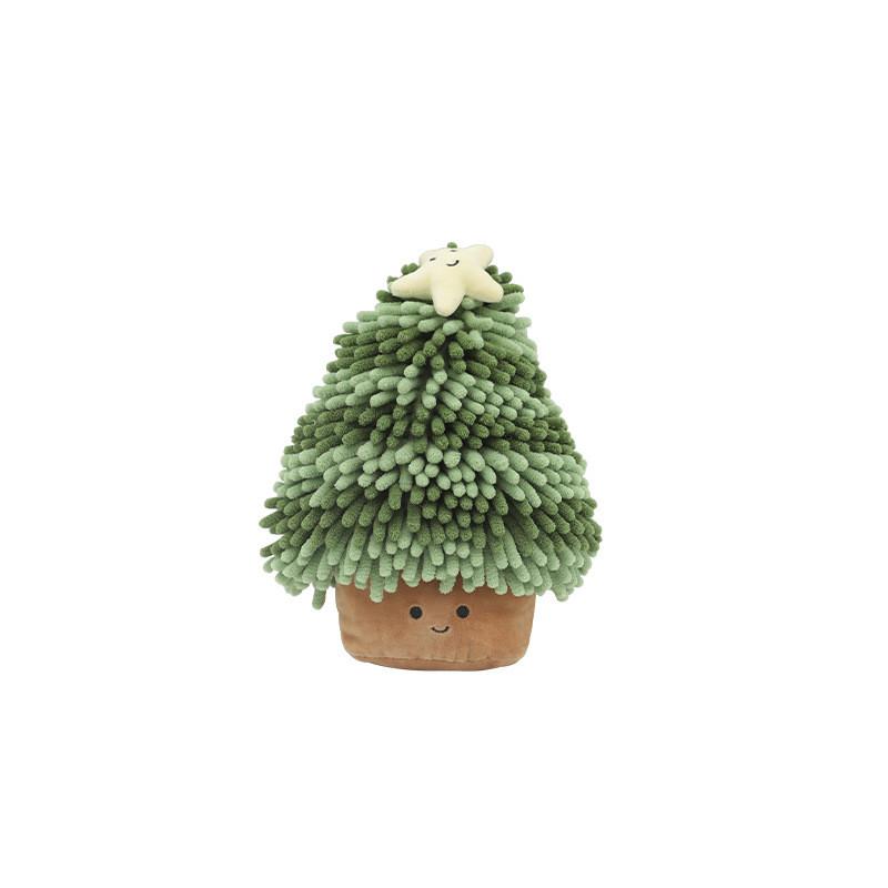 

Cartoon Christmas Tree Hand Towel Plush Toy With Multifunction Cleaning For Kids And Adults 25cm