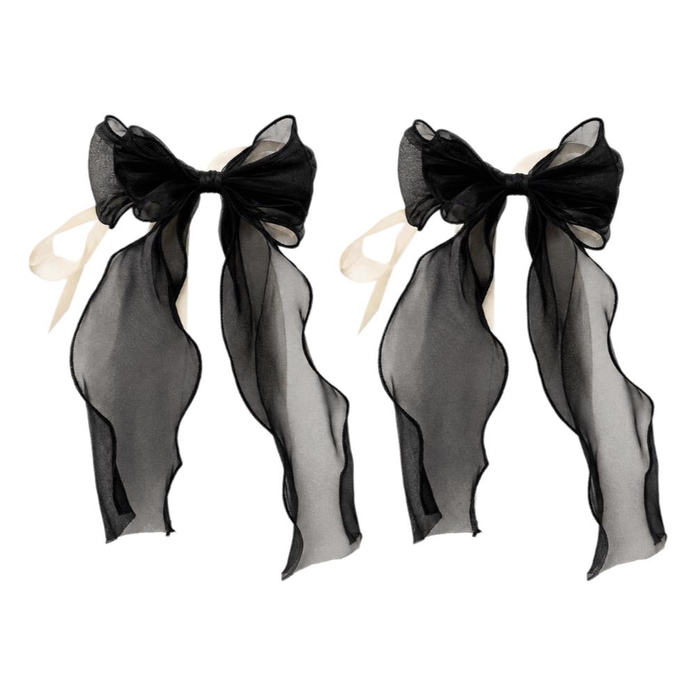 2PCS Non Drilled Curtain Clips Home Decor Curtain Tieback Romantic Bow Curtain Tie Home Decor