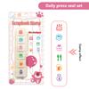 1 Set Scrapbooking Stationery Accessories Kawaii Stamps Decorative Stamps For Arts Diy Crafts Album Journal Planner