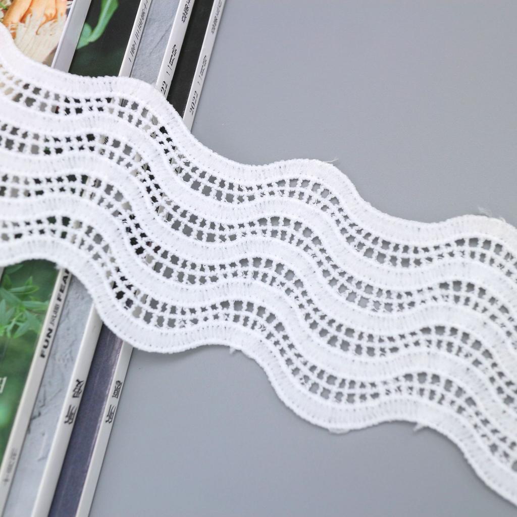 Water-Soluble Lace Milk Silk Accessories, Milk Silk Embroidery Hollow Embroidery, Dress Wedding Accessories