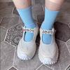 Girls' Breathable Sports Shoes Children's Mary Jane Shoes Lightweight Casual Shoes Fashionable Dad Shoes