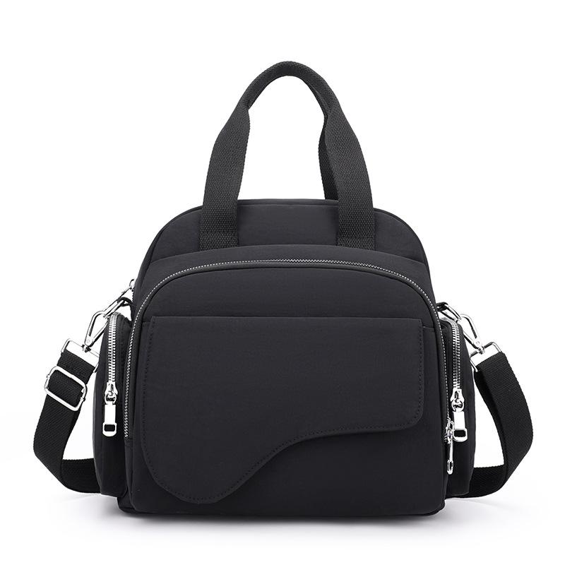 

Модная Простая и Повседневная Вместительная Сумка через Плечо на Одном Плече чёрный