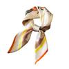 Flower Small Square Scarf Simulation Silk Color Matching Silk Scarf Headscarf Women'S Spring And Summer Scarf Printed Neck Protection Scarf