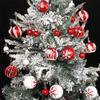 12/44PCS Christmas Balls Ornament Christmas Tree Gold Red Pink Ball Pendant Hanging Decor Christmas Decoration 2025 Navidad