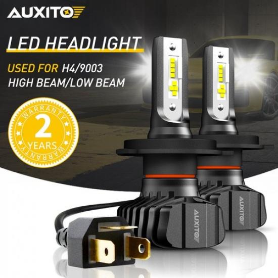 

AUXITO H4 HB2 9003 LED Headlight Kit Hi/Low Beam Bulb 6500K Super White B7 EXV