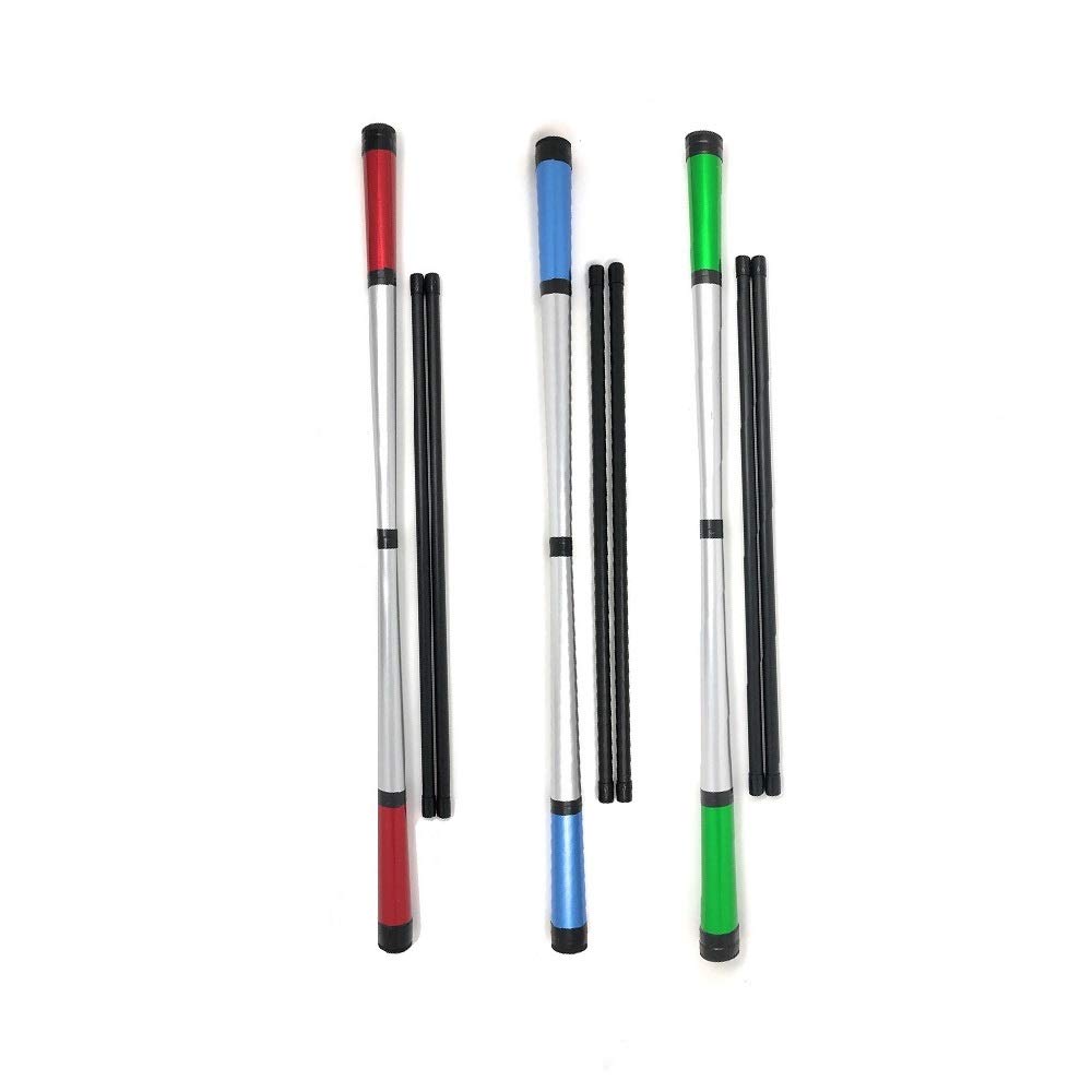 Devil Stick Infinity 2 Hand JUGGLE 4 FUN [Flash] (with Sticks) (Blue)