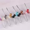 12pcs/ Set Muslim Scarf Fixed Pins Scarf Hijab Clips Pearl Stylish Pin