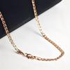 Rose Gold/gold Color Plain Chain for Women's Daily Jewelry