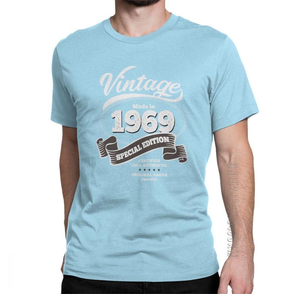 Unisex 1969 Birthday T Shirt Gift Vintage Special Edition T Shirts Crazy Crew Neck Designer Clothing Cotton Tee Shirt Plus Size