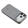 KIGC For iPhone 17 Pro Case Compatible with MagSafe PC + TPU + PU Electroplating Phone Cover