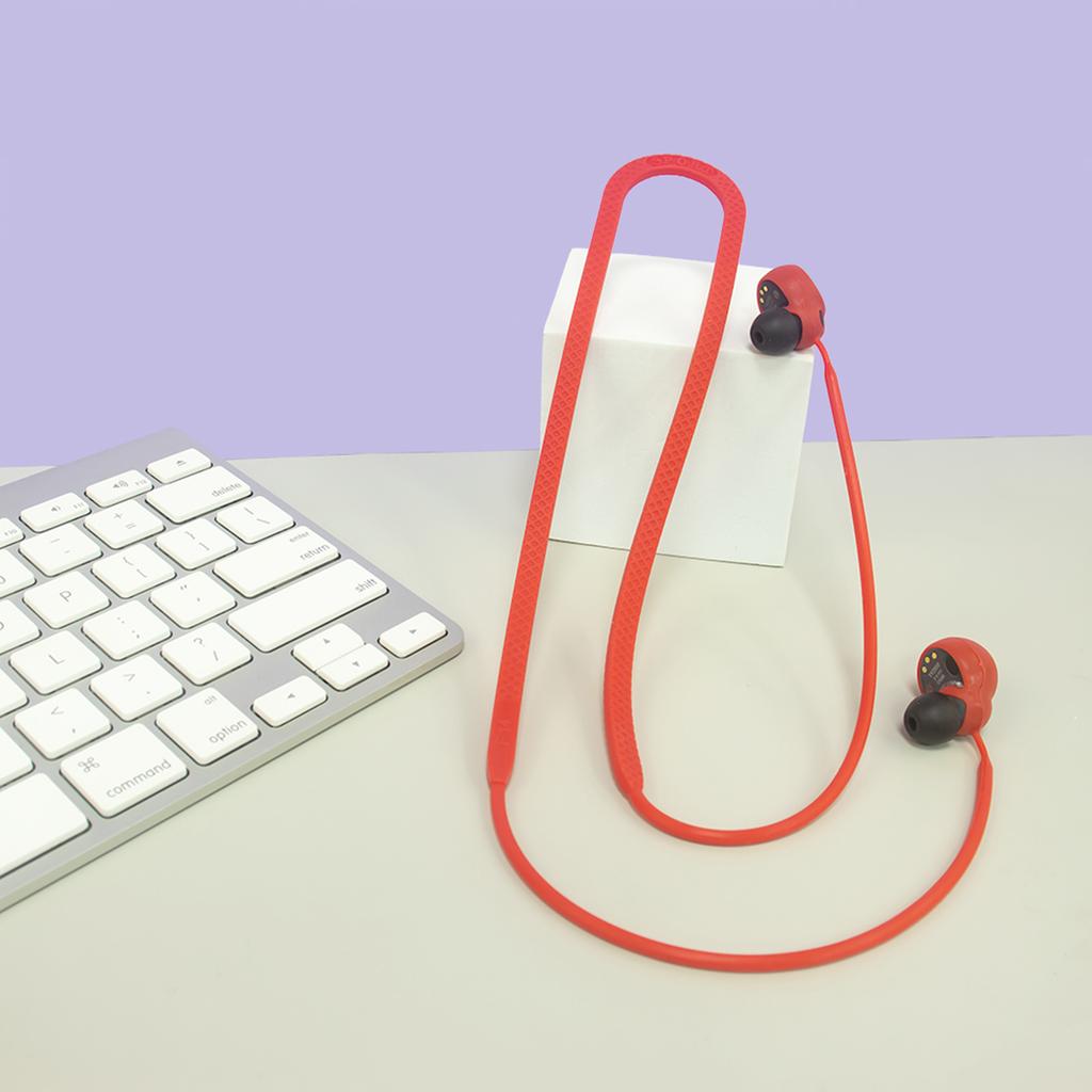 Fashion Anti-lost Strap Soft Hanging-Neck Rope Cable Waterproof-Lanyard Cord Suitable for Link Buds S Wireless Headphone