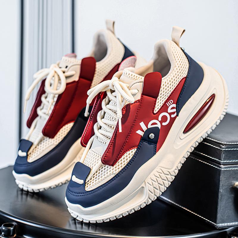 Neue Herren Outdoor Nische neue vielseitige lässige Sport Laufschuhe Student Retro Dad Schuhe