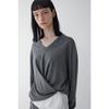 Vov Front Wrap Detail Knit Pullover 7155450004