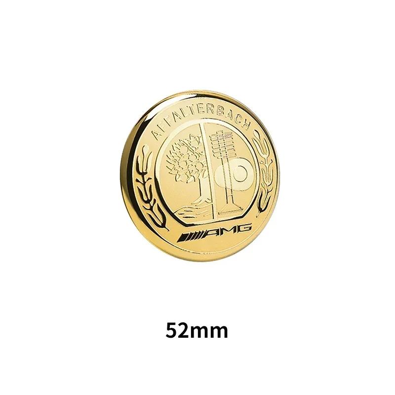 1pcs 52mm 58mm Car Steering Wheel Sticker Auto Interior For Mercedes Benz AMG W212 W213 W205 W177 V177 W247 W176 GLA GLC W166