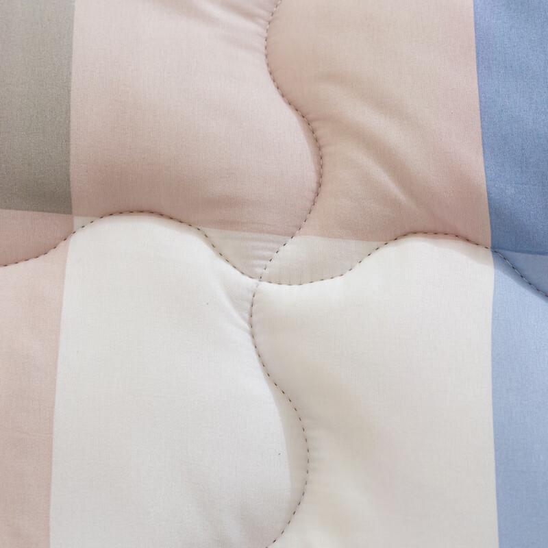 Muji Classic Plaid Thickened Brushed Warm Velvet Quilt