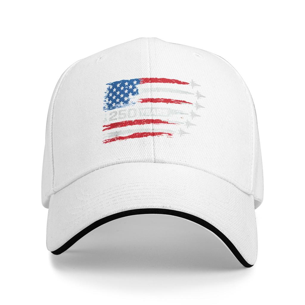 250 Years American 1776 2026 250th USA Birthday 4th of July Baseball Cap Casual Trucker Hat Summer Men Outdoor Gym Baseball Caps