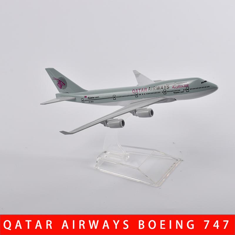 Scară 1/400 16cm Model Avion Airbus A380 Qatar Airways Avioane Metalice Diecast