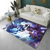 Game Genshin Impact Gamer Cartoon  Carpet Rug for Home Living Room Bedroom Sofa Doormat Decor,Child Area Rug Non-slip Floor Mat
