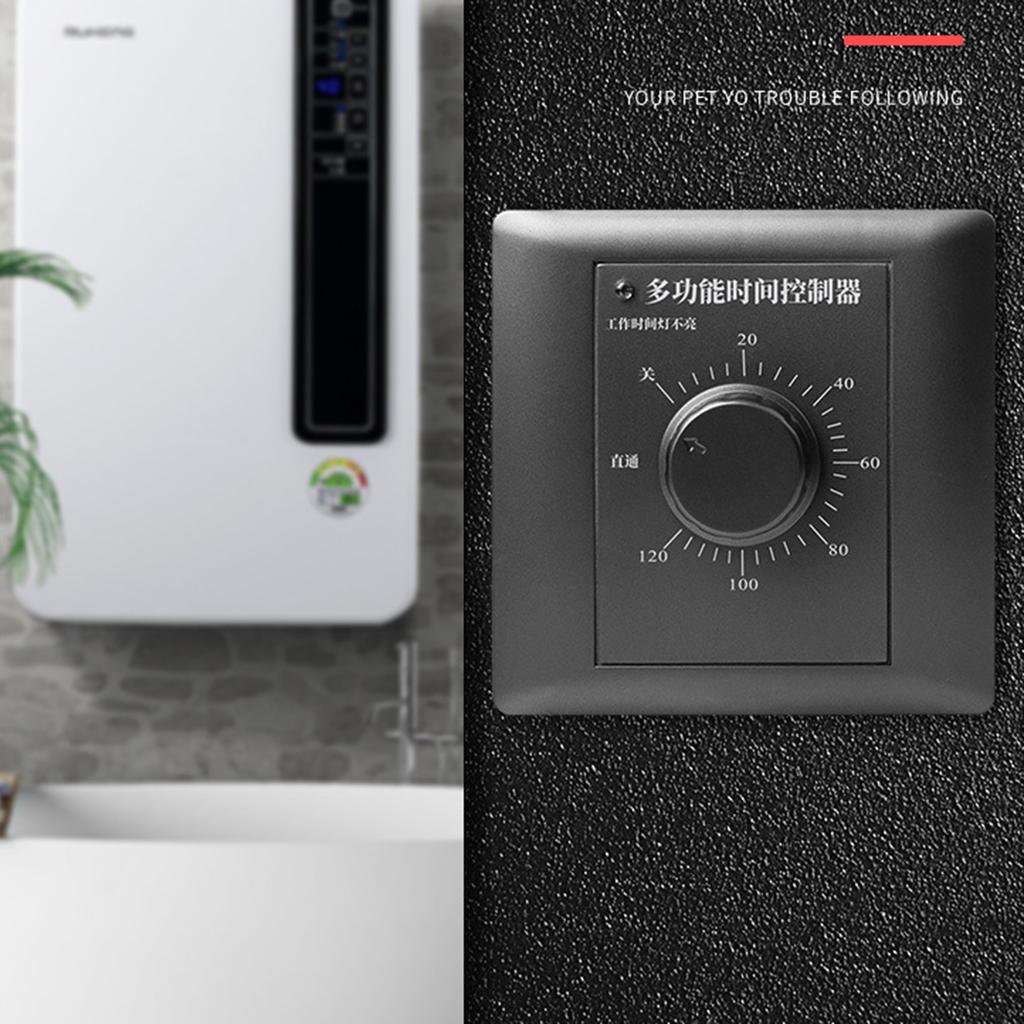 AC220V Timer Switch Control Pump Mechanical Countdown Control Interruptor 60/120 Minutes for Time Switch Controller